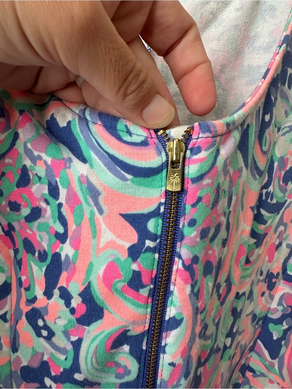 Lilly Pulitzer Celia Dress Size M La Playa Fit & Flare Women’s - Picture 3 of 10